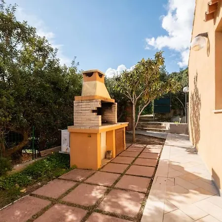 Sea View- 5 Minutes From The Beach Garden, Wi-Fi, Bbq Costa Rei Exterior foto